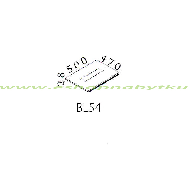 Vrchná doska kontajner BL54 VISIO 50 