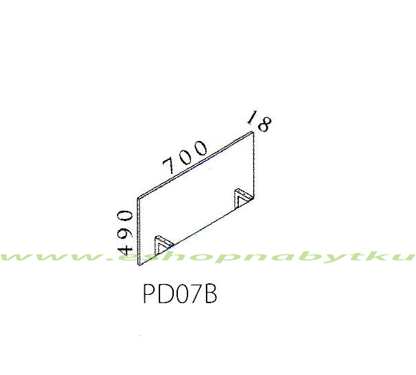 Deliaci panel PD07B VISIO 70
