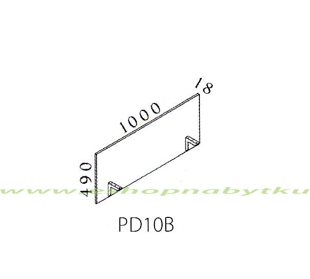Deliaci panel PD10B VISIO 100