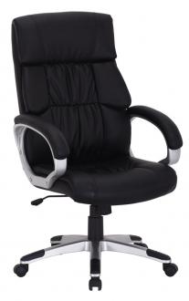 Kancelárska stolička  Q-075 Čierna