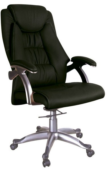 Kancelárska stolička  Q-085 Čierna