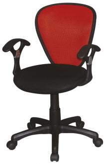 Kancelárska stolička  Q-016 červená