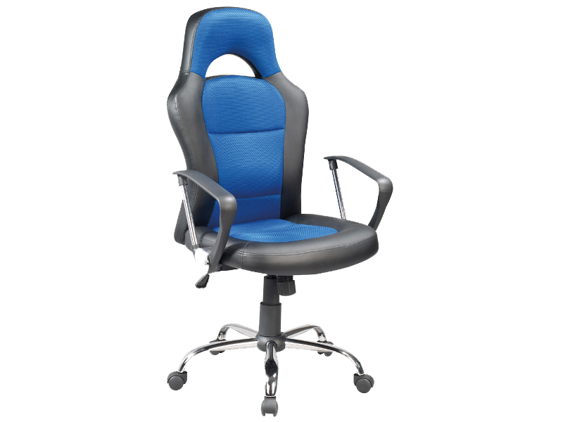 Kancelárska stolička  Q-033 modrá