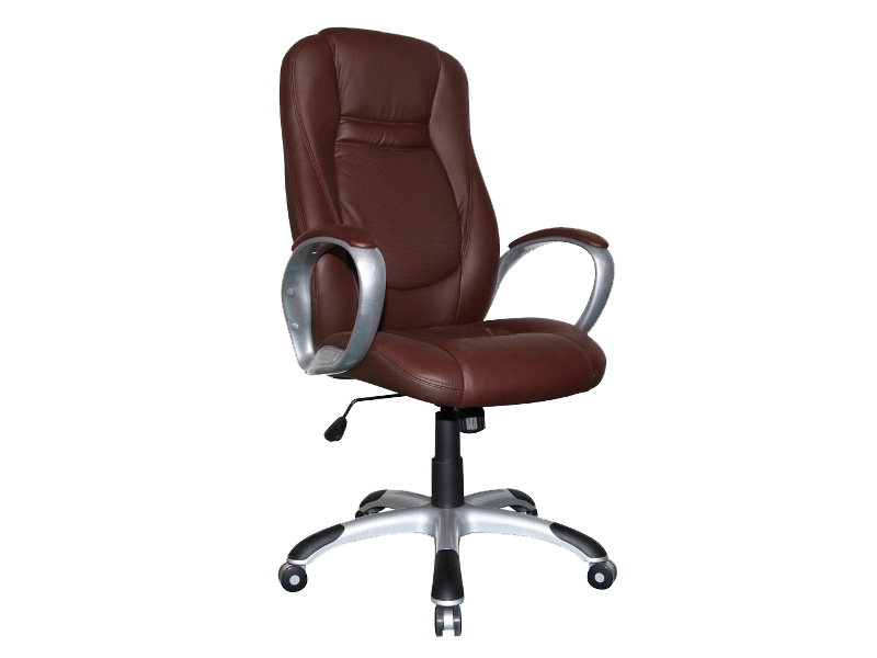 Kancelárska stolička  Q-093 hnedá