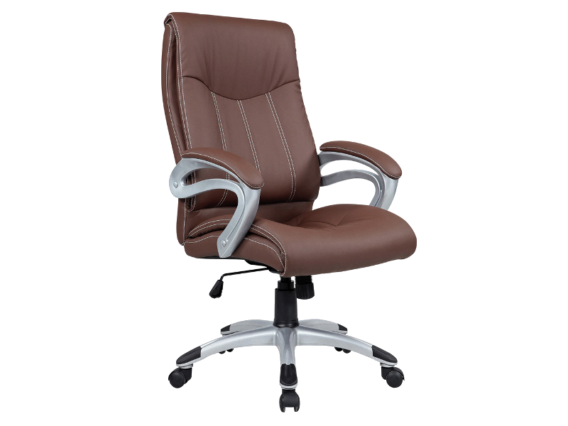Kancelárska stolička  Q-012 hnedá