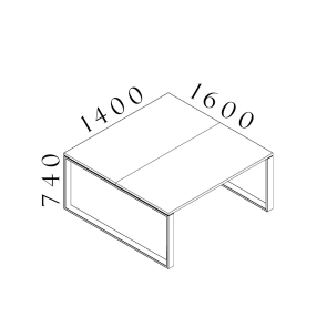 Kancelársky stôl CREATOR 140