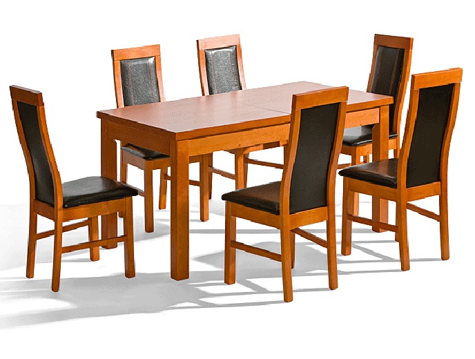 Jedálenský stôl Gono + 6 stoličiek DAP-27