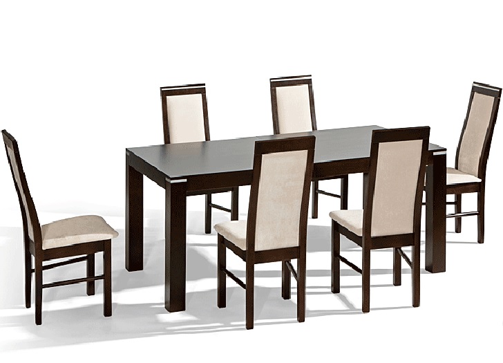 Jedálenský stôl Mot + 6 stoličiek DAP-20