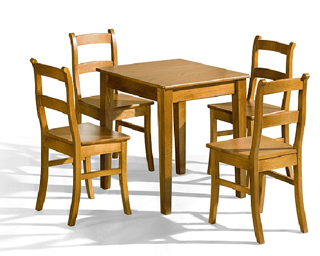 Kuchynský stôl Bello + 4 stoličky DAK-9