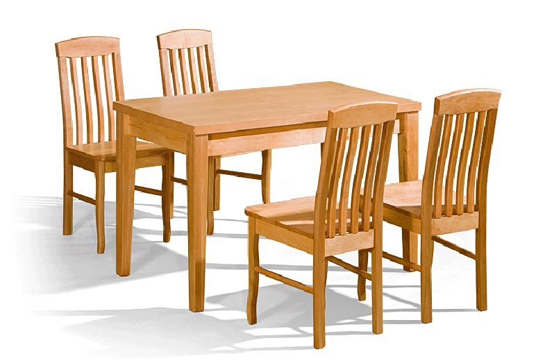 Kuchynský stôl Deo + 4 stoličky DAK-8
