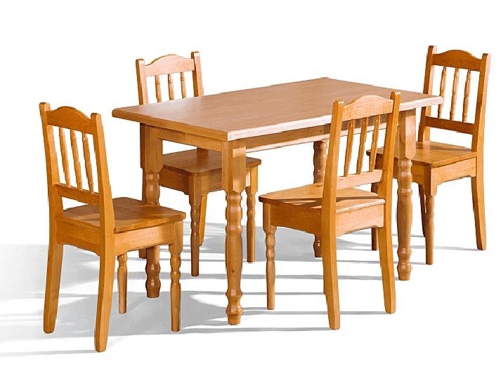 Kuchynský stôl Marko III + 4 stoličky DAK-2